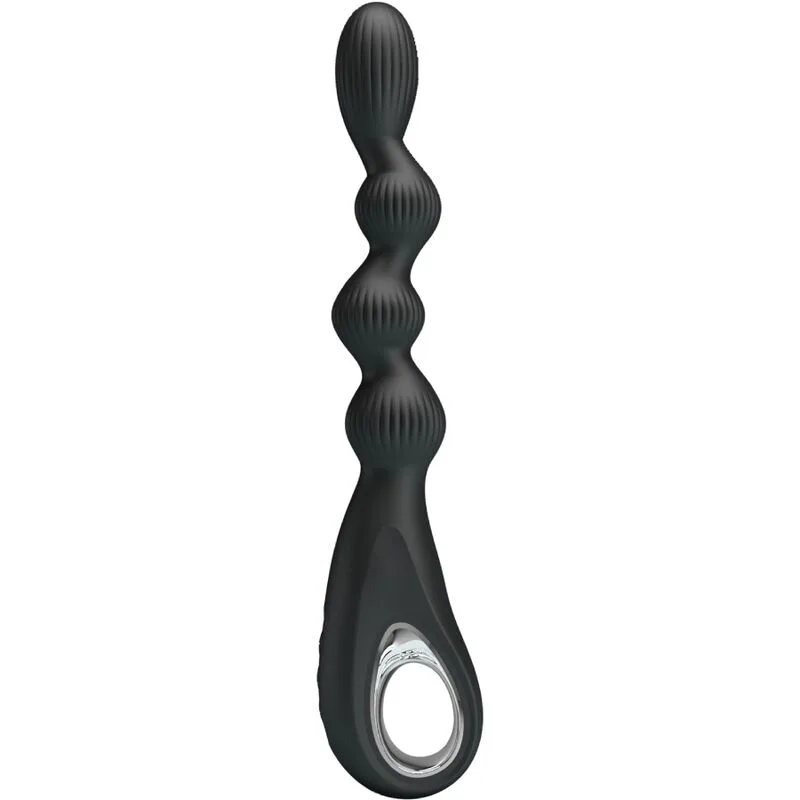 Pretty Love - Federer Anal Vibrator 12 Vibrations Black