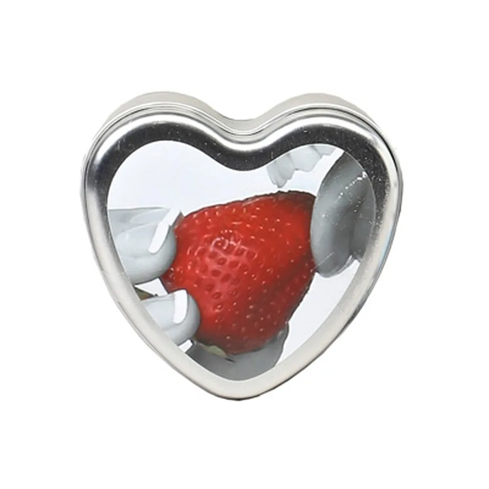 Earthly Body Heart 3-in-1 Edible Massage Candle 4oz/113g