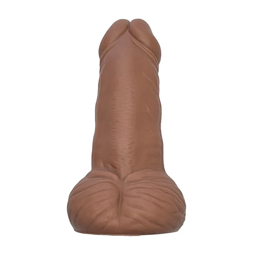 Diablo Picante - Hot Devil Mulatto-Colored Penis-Shaped Stress Toy
