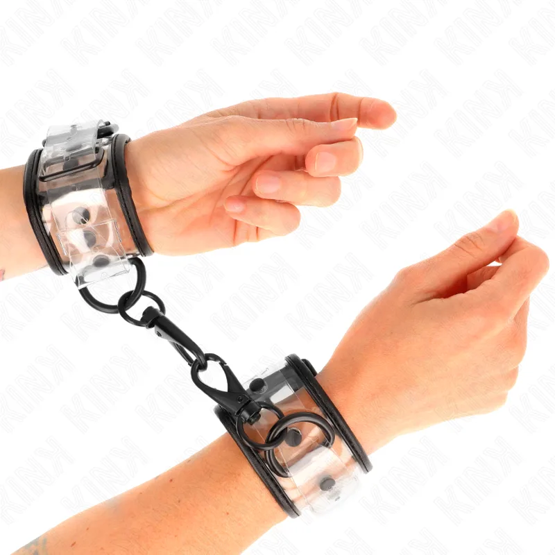 Kink - Clear Wrist Cuffs Adjustable 18-30 cm X 5.5 cm