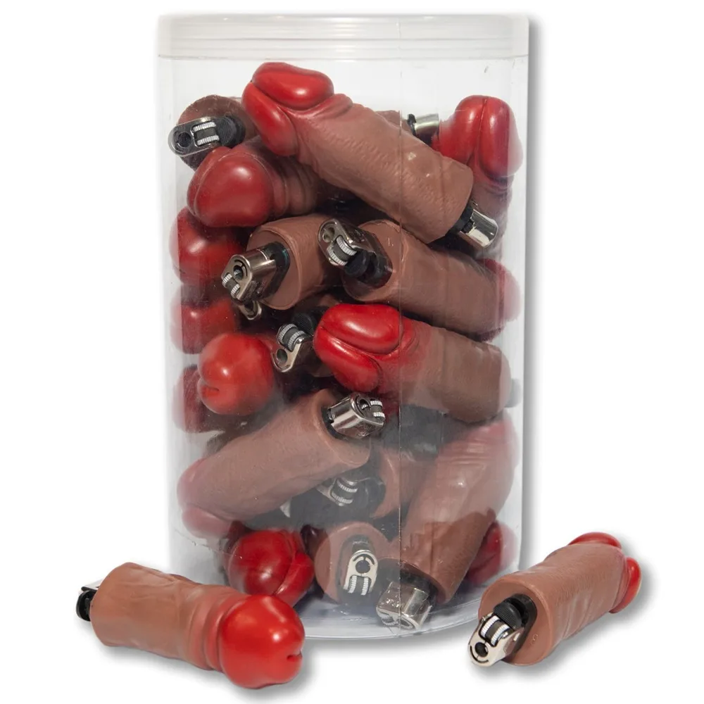 Penis Shaped Lighter (Pack of 25) Caramel