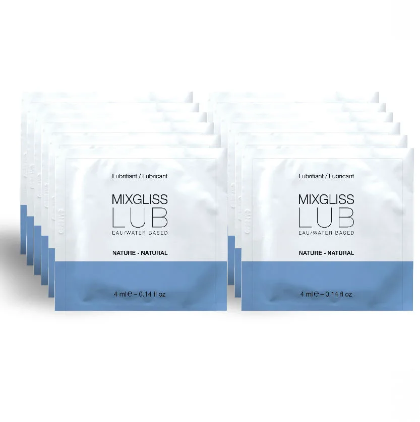 Mixgliss - Natural Water-Based Lubricant 12 Single Dose 4 ml