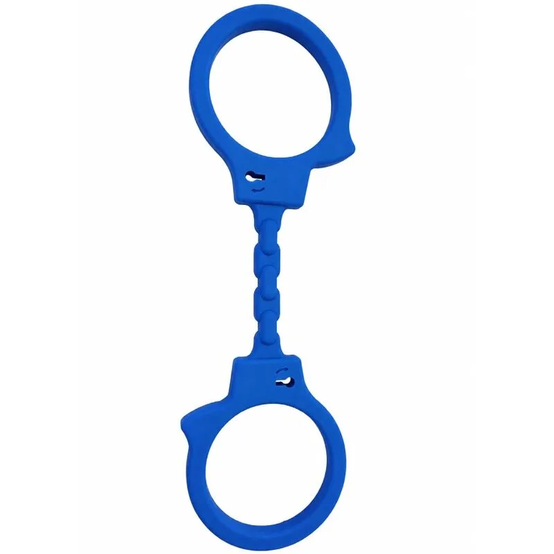 Diablo Picante - Silicone Handcuffs Blue
