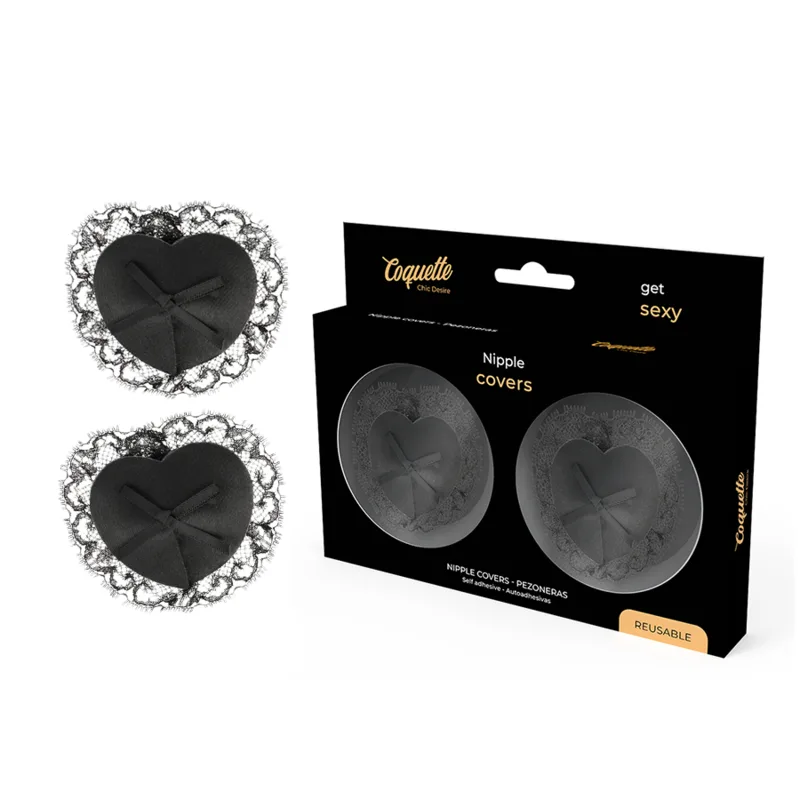 Coquette Chic Desire - Nipple Covers Lace Black