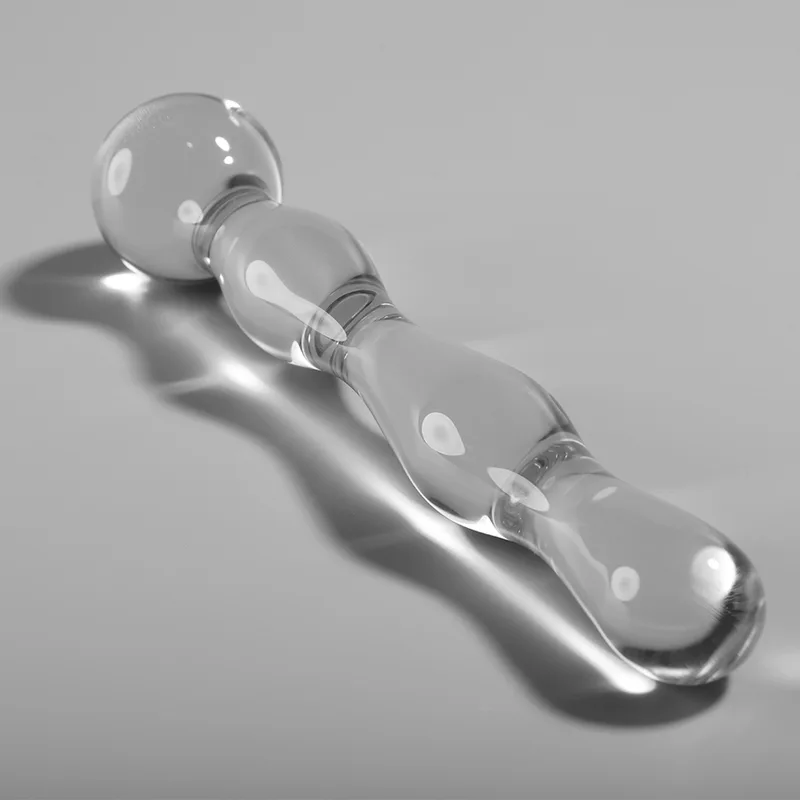 Nebula Series By Ibiza - Model 13 Dildo Borosilicate Glass Clear 18 cm -O- 3.5 cm