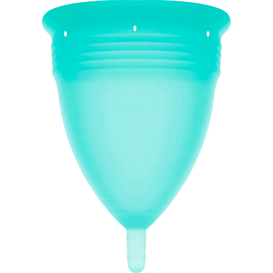Stercup - Fda Silicone Menstrual Cup Aquamarine - Size L
