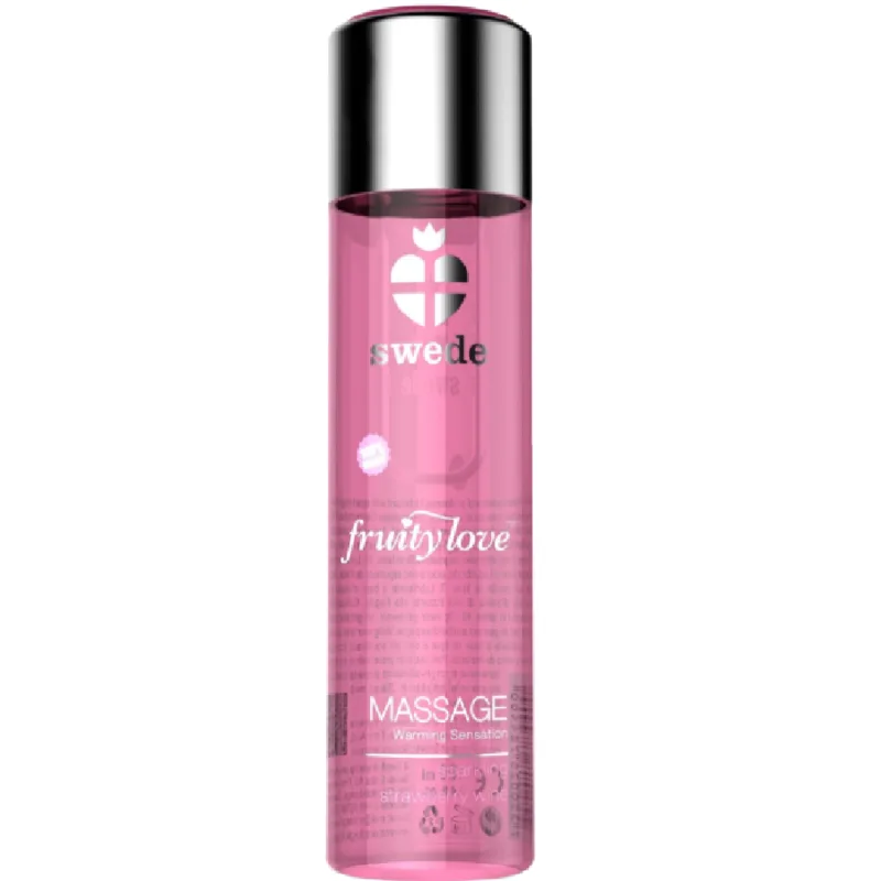 Swede - Fruity Love Warming Effect Massage Oil Sparkling Strawberry Wine 120 ml