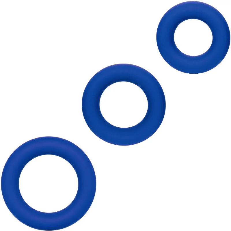 Calexotics - Admiral Cock Ring Set Blue