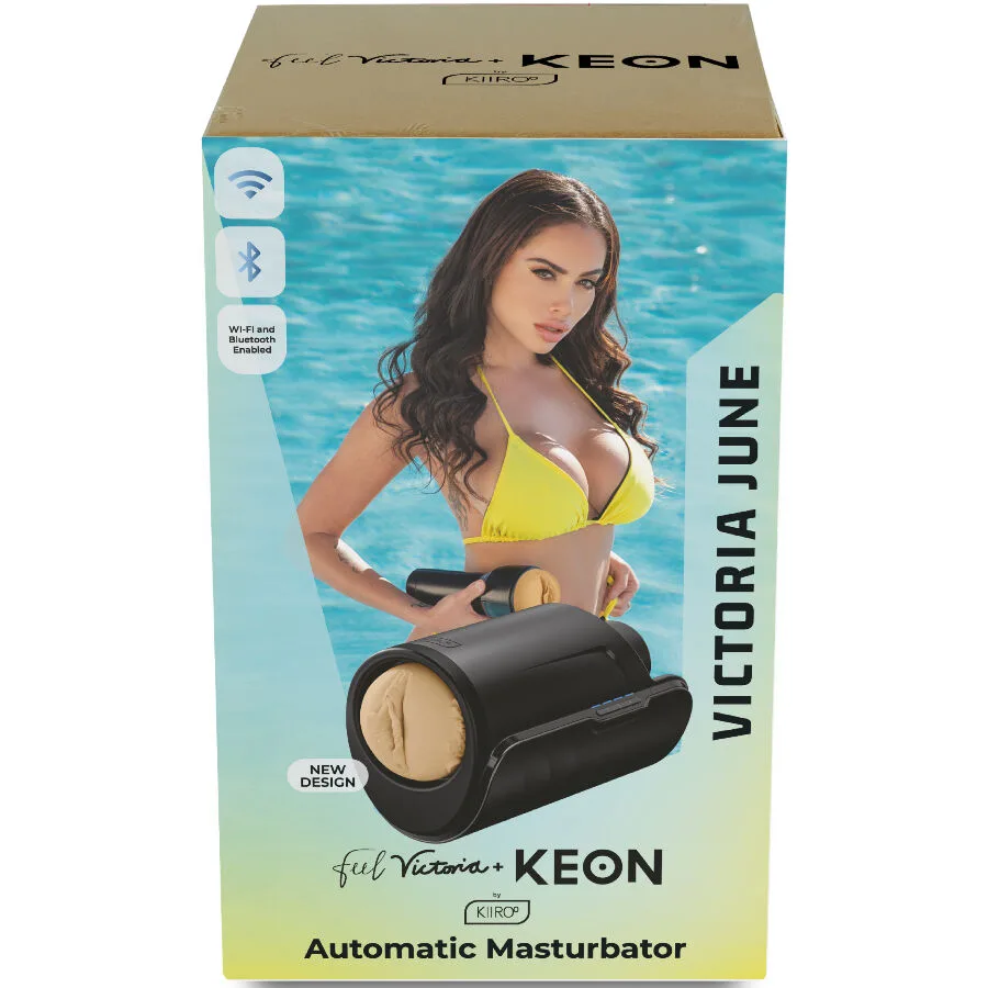 Kiiroo - Keon Wifi Combo Victoria June Automatic Masturbator + Feel Stroker