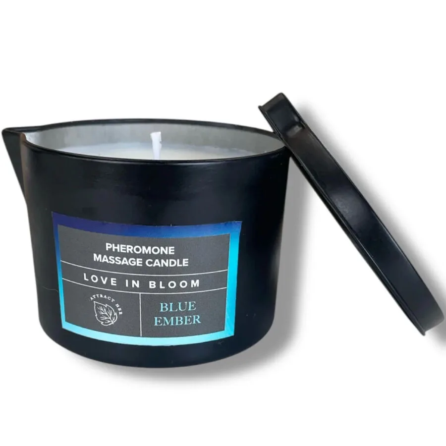 Eye of Love - Bloom Massage Candle Indica Blue Ember 150 ml