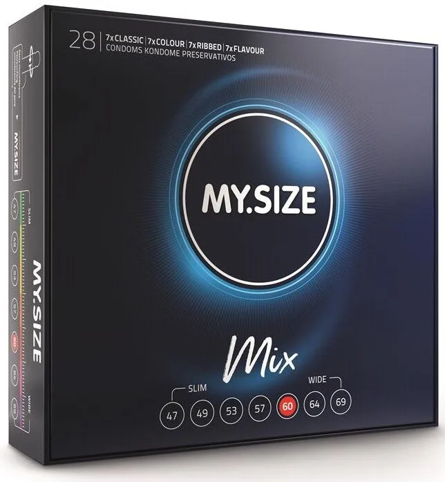 My Size - Mix Condoms 60 mm 28 Units