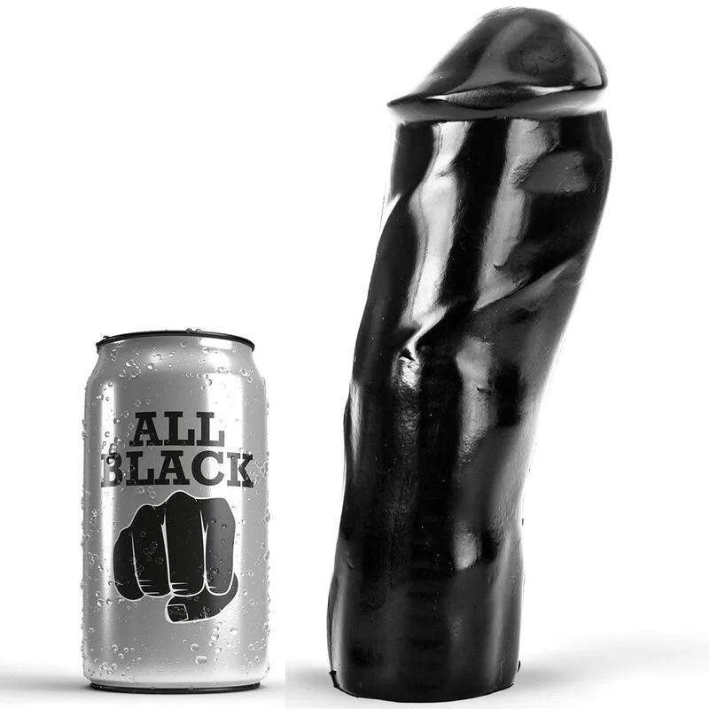 All Black - Dildo Realistic 20 cm