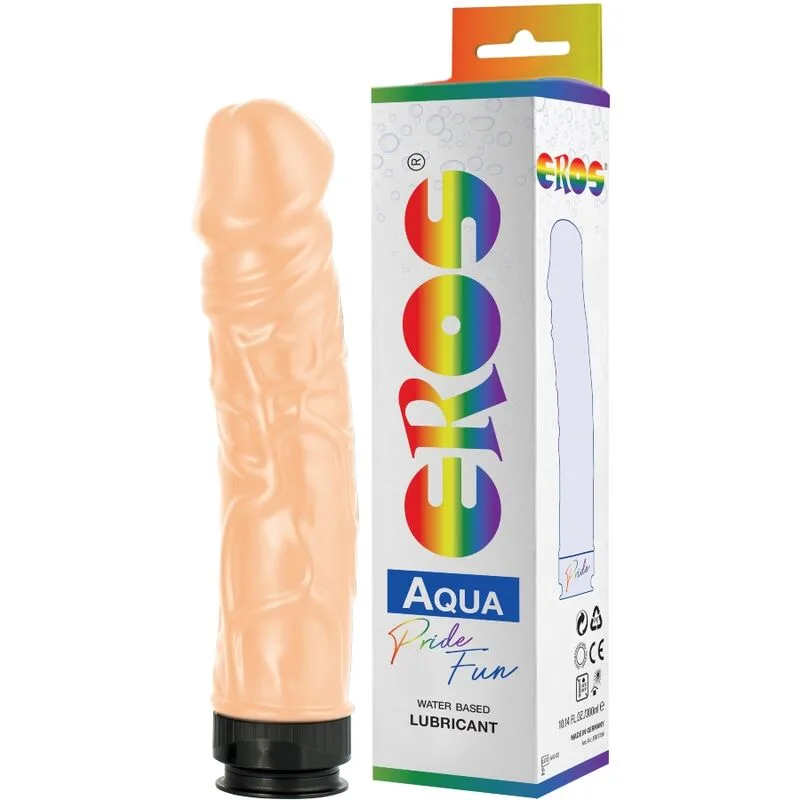 Pride - Eros Aqua Lgbt Pride Dildo and Waterbased Lubricant