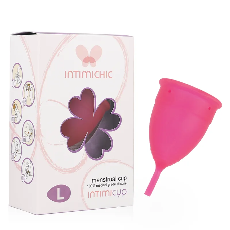Intimichic - Menstrual Cup Medical Grade Silicone - Size L