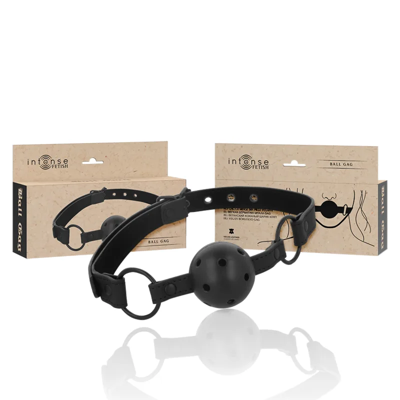 Intense - Fetish Vegan Leather Ball Gag