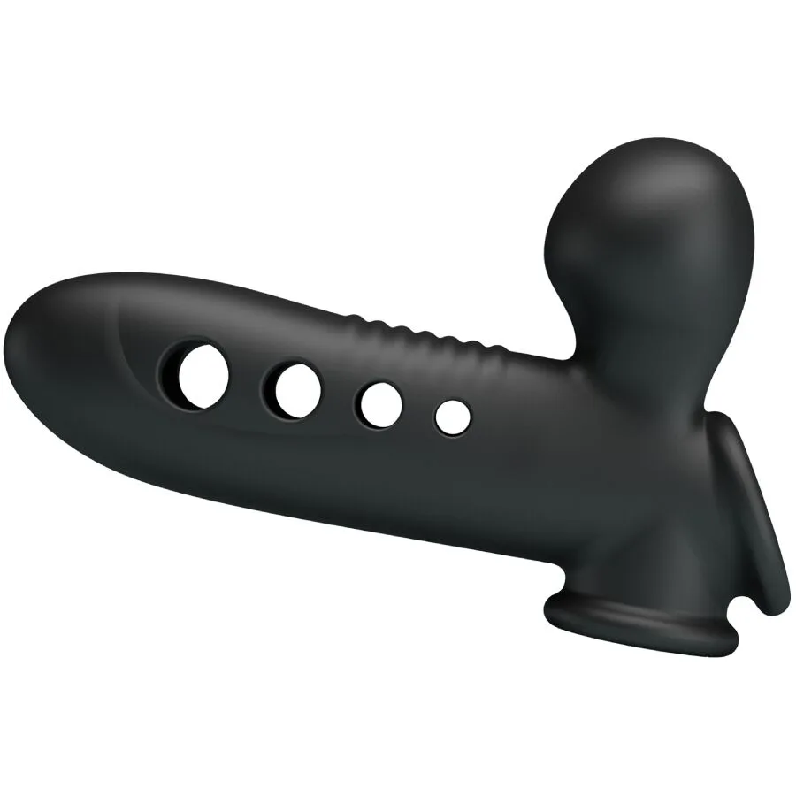 Pretty Love - Crane Penis Sleeve with Airbag Black