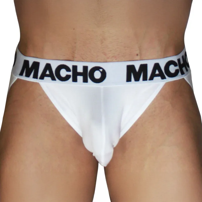 Macho - Mx29Bl Jock White + White