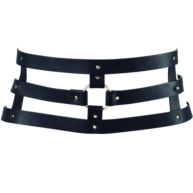 Bijoux - Indiscrets Maze Belt with Strap Black