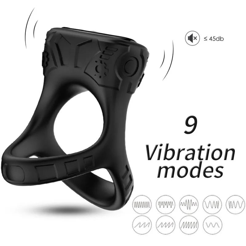 Armony - Vibrador de Anel e Multposição Preto