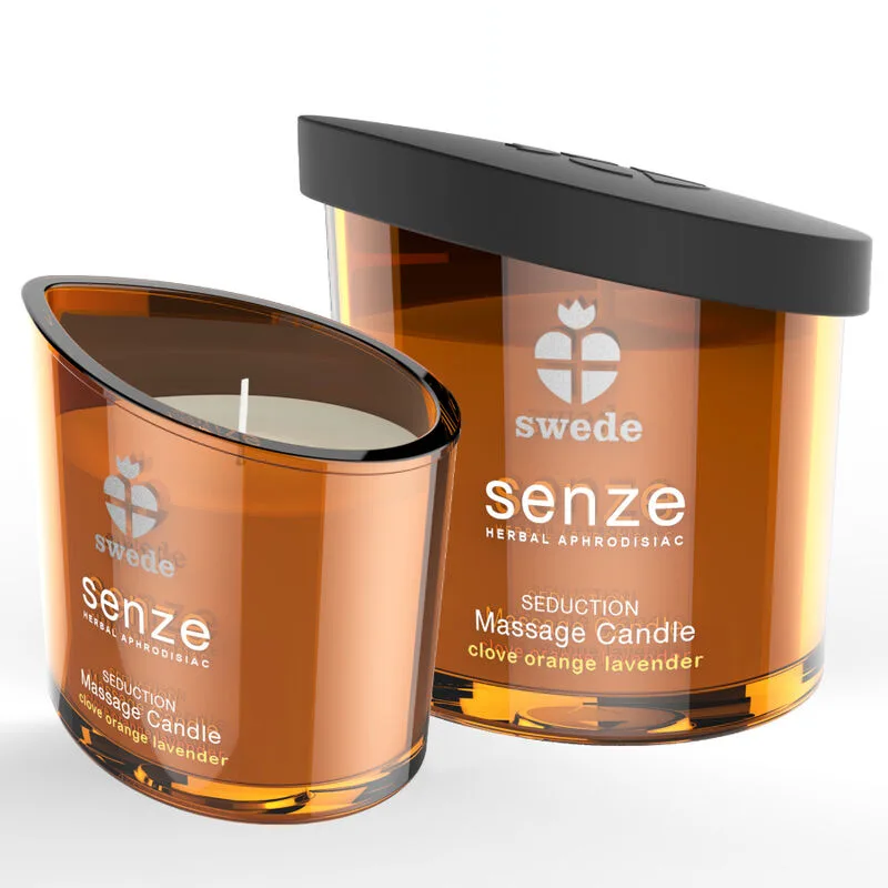 Swede - Vela de Massagem Senze Seduction - Cravo, Laranja, Lavanda