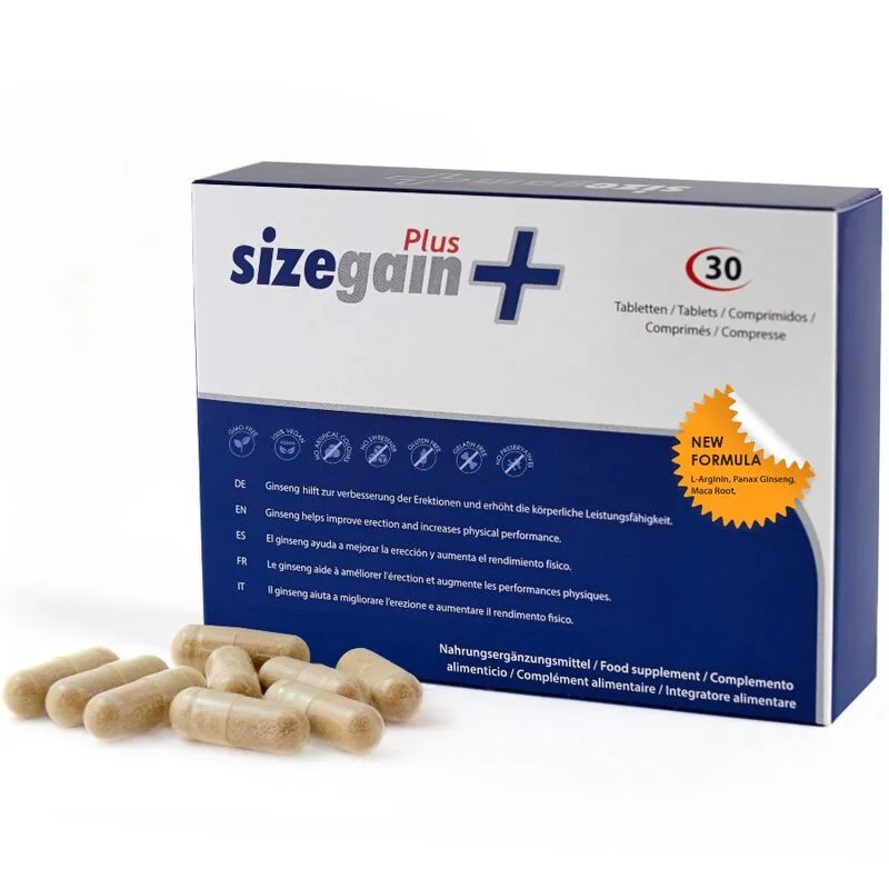 500 Cosmetics - Sizegain Plus Pills to Enlarge the Penis