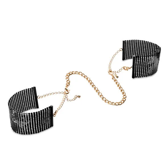 Bijoux - Désir Métallique Black Metal Mesh Handcuffs