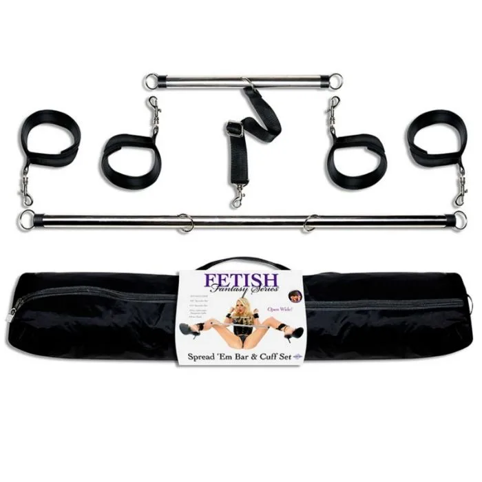 Fetish Fantasy Series - Series Spread Em Bar and Cuff Set