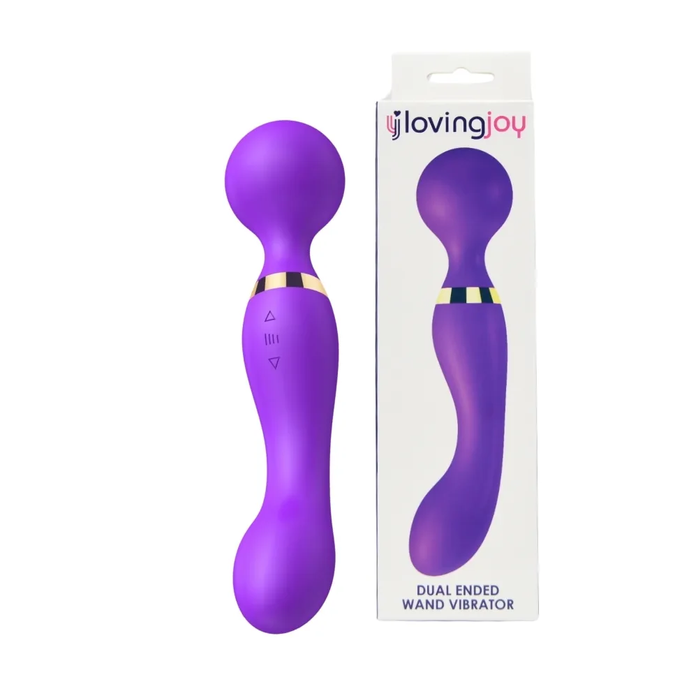 Loving Joy Vibrador Wand de Dupla Ponta