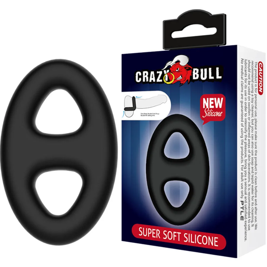 Crazy Bull - Double Oval Silicone Ring
