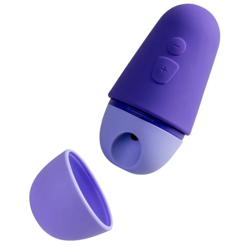 Romp - Free X Clitoral Stimulator with Lid 10 Levels Rechargeable Purple