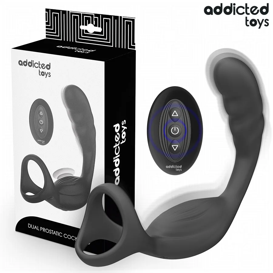 Addicted Toys - Anel Peniano Duplo para Próstata com Controle Remoto