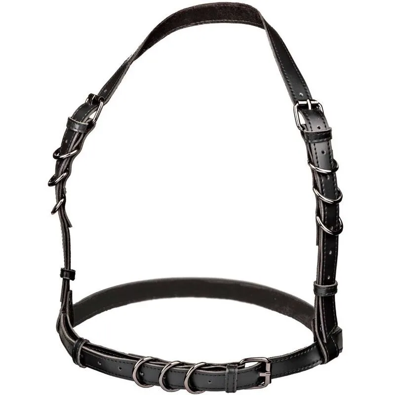 Calexotics - Euphoria Halter Buckle Harness Black