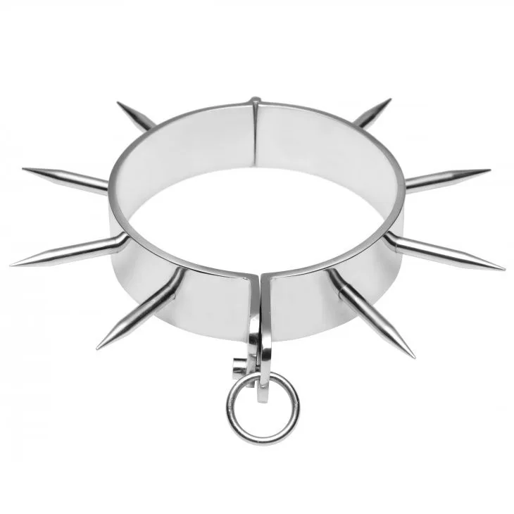 Metal Hard - BDSM Slave Collar with Points