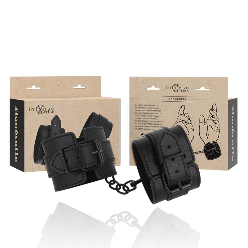 Intense - Fetish Vegan Leather Handcuffs