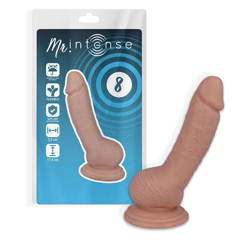 Mr Intense - 8 Realistic Penis 17,6 cm -o- 3,5 cm