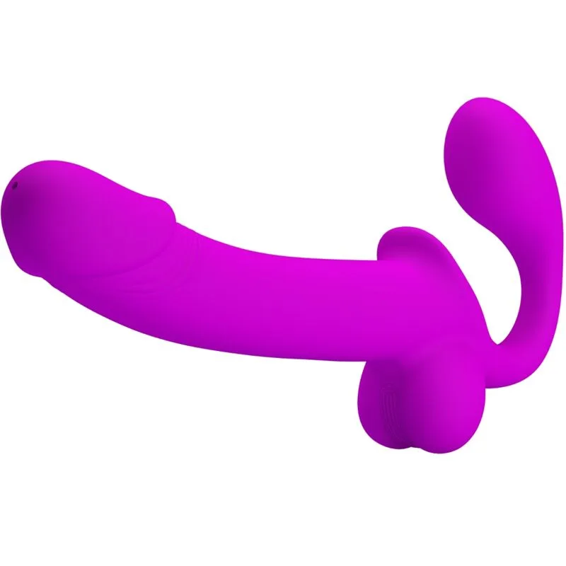 Pretty Love - Kelpie Double Strap-on Stimulator Purple