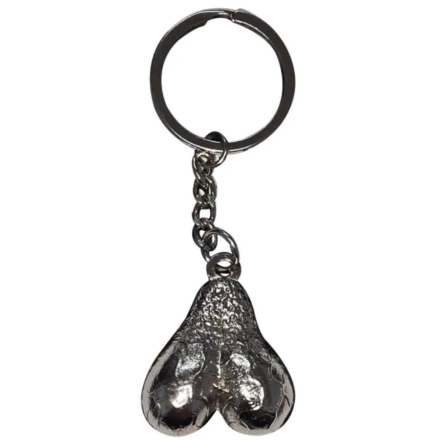 Diablo Picante - Silver Eggs Metal Keychain