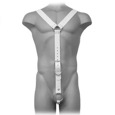 Pele Body - Arnês Homem Branco