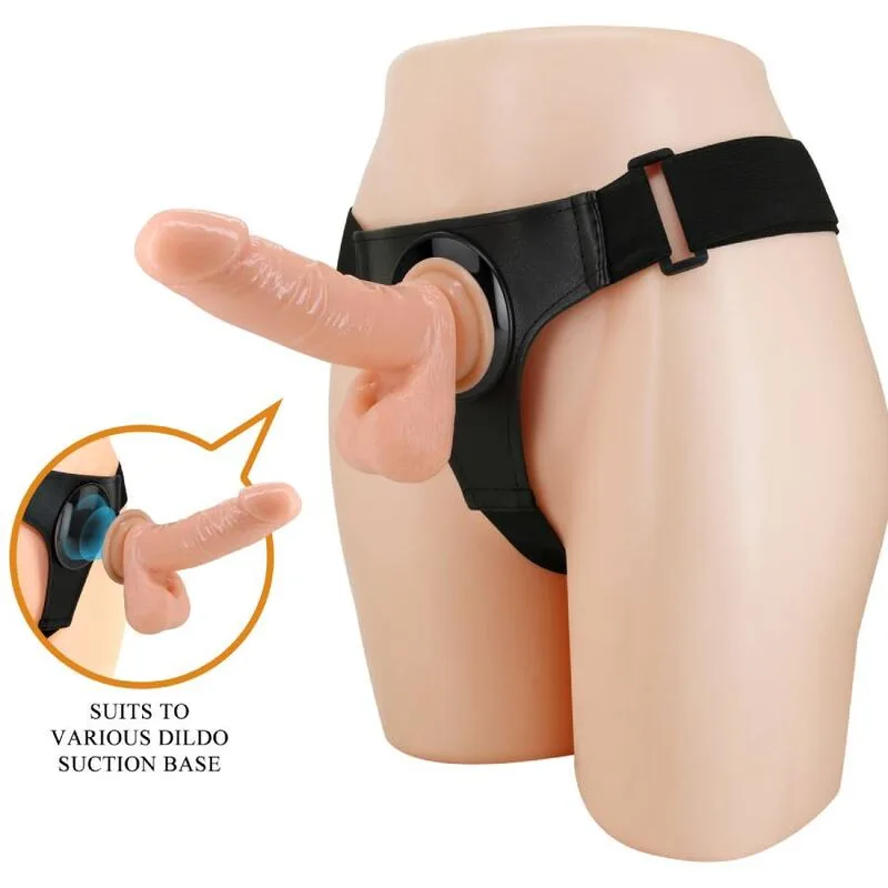 Pretty Love - Harness Briefs Universal Harness with Dildo Tom 20 cm Natural