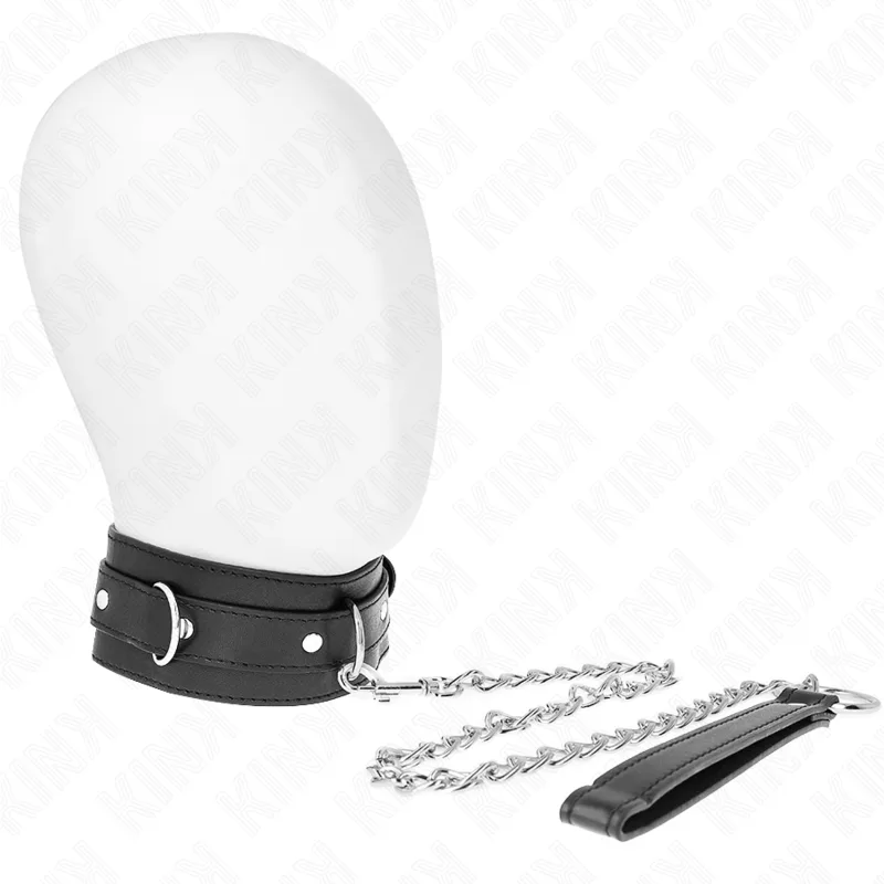 Kink - Collar with Belt 65 cm with Strap Black 54 X 4.5 cm