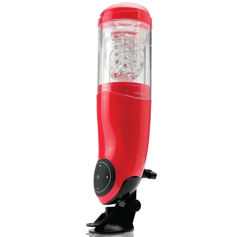 Extreme Toyz - Pdx Mega Bator USB Masturbador Masculino Boca Vermelho