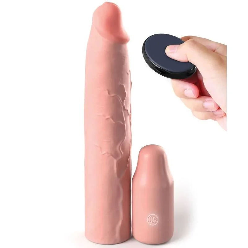Fantasy X- Tensions - Pipedreams Sleeve 22.86 cm + 7.62 cm Plug Remote Skin