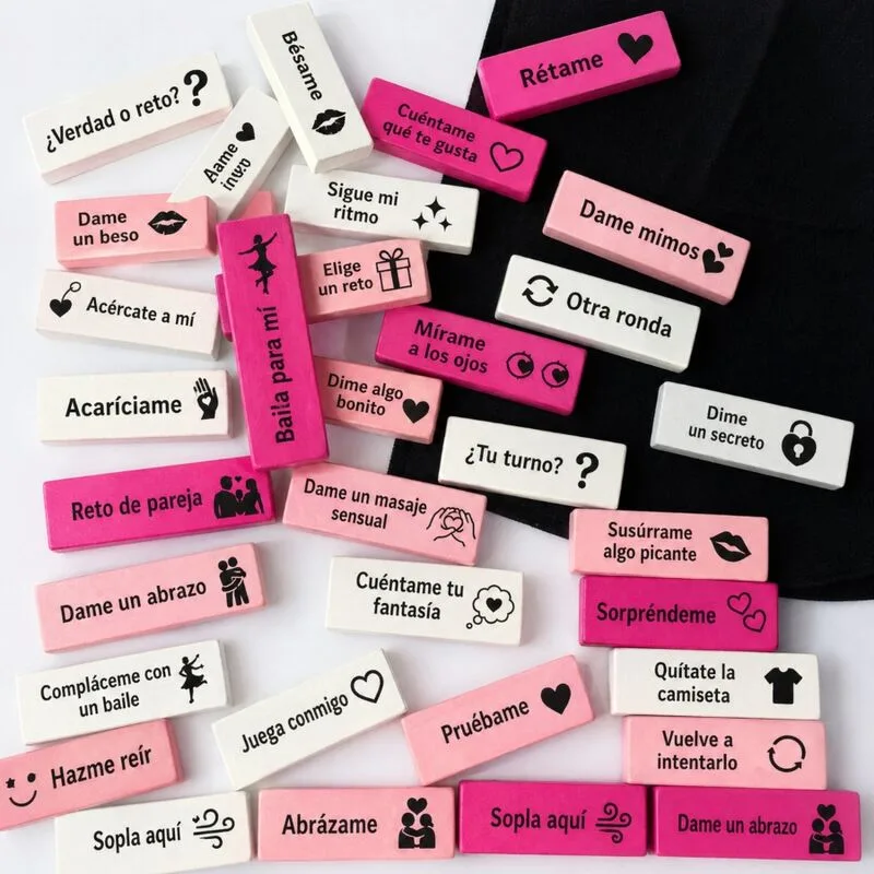Diablo Picante - Bag of 16 Love Blocks - Spanish Version