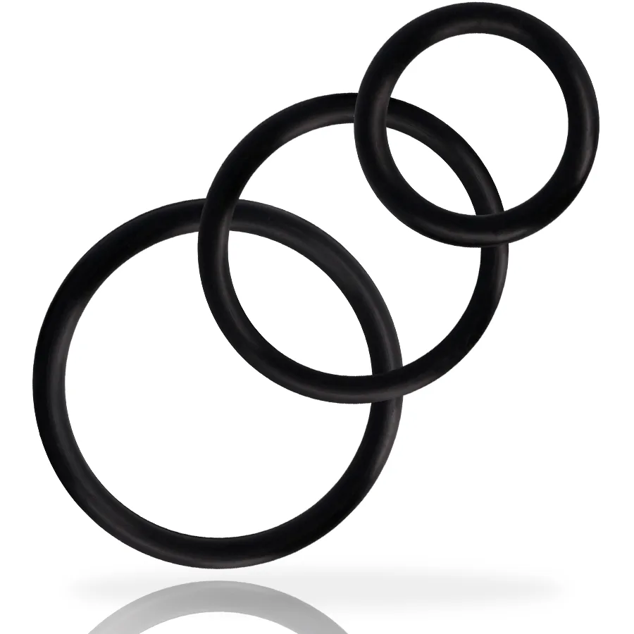 Addicted Toys - Rings Set for Penis Black