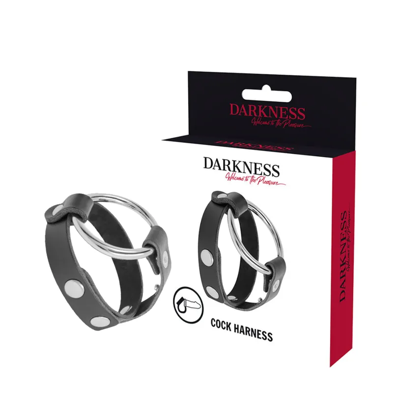Darkness - BDSM Cock and Testicle Ring