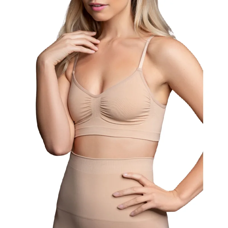 Bye-Soutien - Medium Control Suti sem Pontos Beige Tamanho XXL
