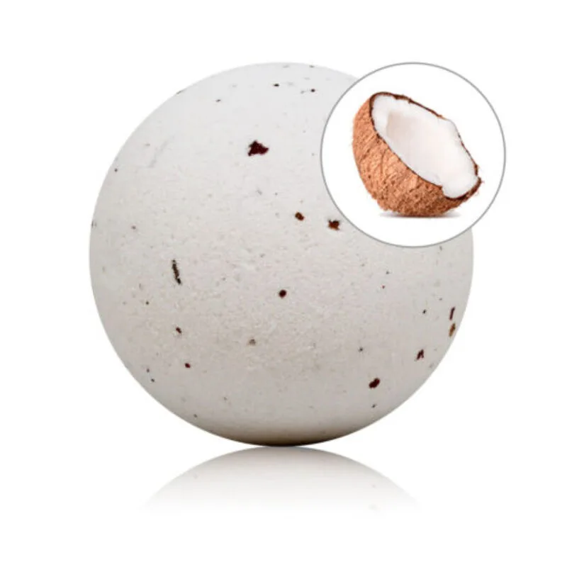 Taloka - Coconut Scented Bath Bomb with Rose Petals