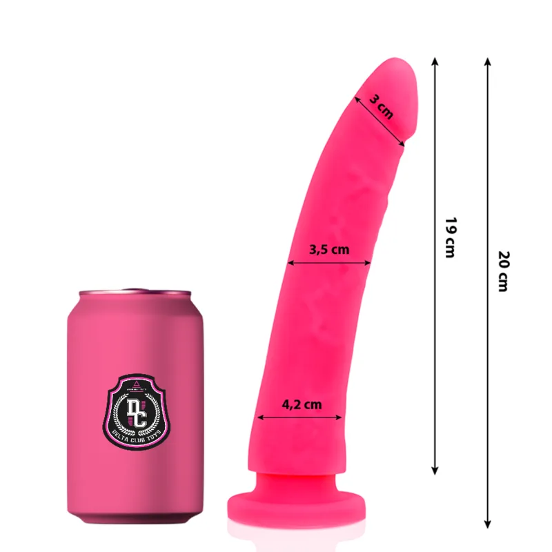 Delta Club - Toys Pink Dildo Medical Silicone 20 cm -O- 4 cm
