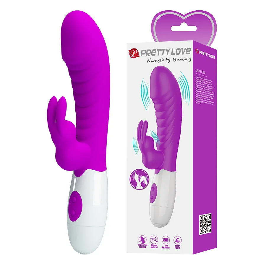 Pretty Love - Naughty Bunny Purple Vibrator