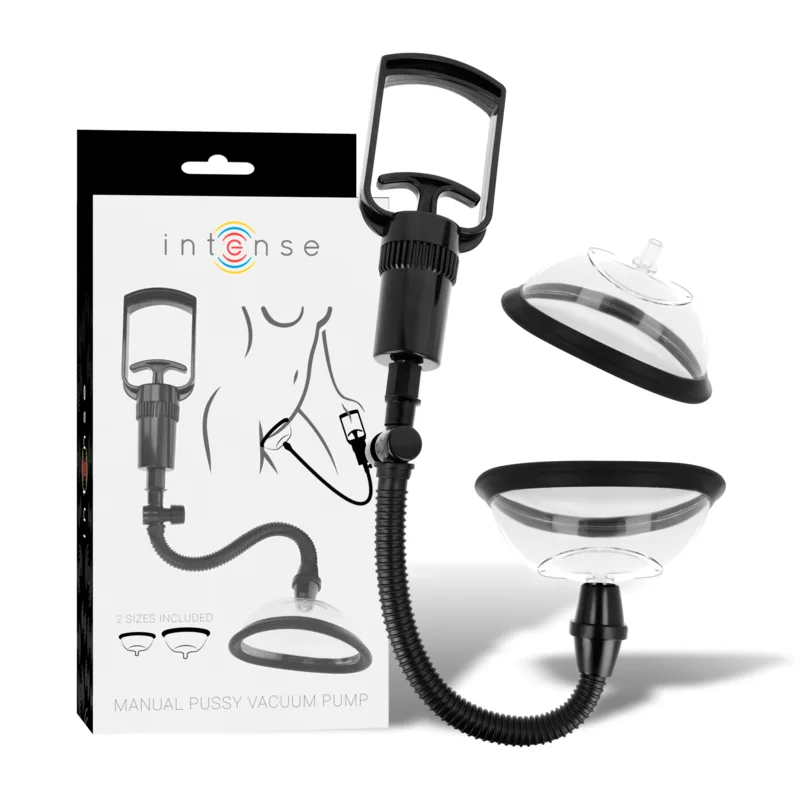 Intense - Pump Vaginal Manual Pump with Two Interchangeable Cups